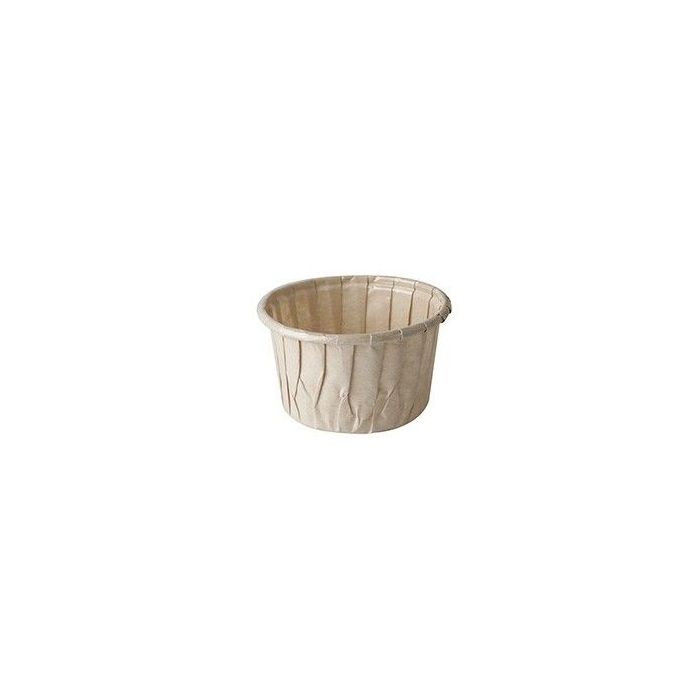 Baking mould PURE 105ml brown diameter 7xh.4cm, 50 pieces