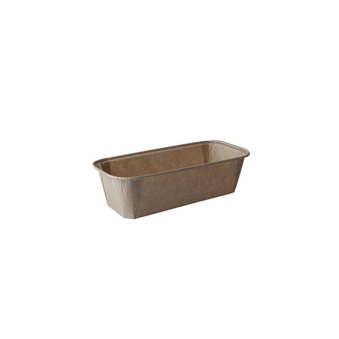 Baking mould PURE 523ml brown 19x8.5xh.5cm  loaf pan", 25 pieces"