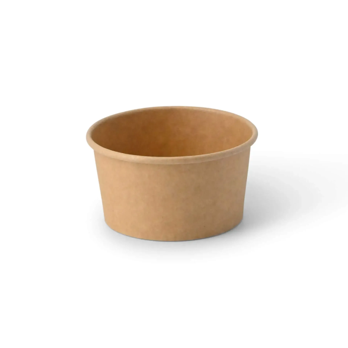Miseczka PAP/DSP fi.92mm do lodów 180ml kraft op.50szt. (k/20)
