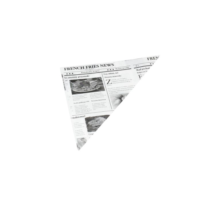 GAZETA 180x180mm 200pcs fries cone, coated paper (k/25)