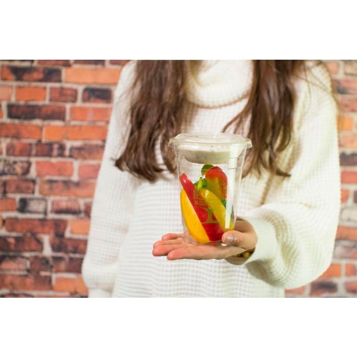 PLA cups fi 96mm 400ml Green Tree 50pcs, biodegradable, 16oz (k/20) SUP
