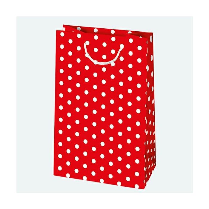 Decorative handbags T3 general set 49 16/24cm, op. 10 szt (groszki) (k/50)