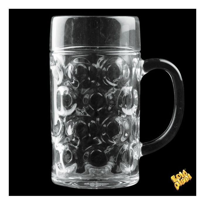 DRINK SAFE kufel do piwa 1000ml krystali czny śr/wys: 10,5/20 cm SAN op.6szt WIELORAZOWE