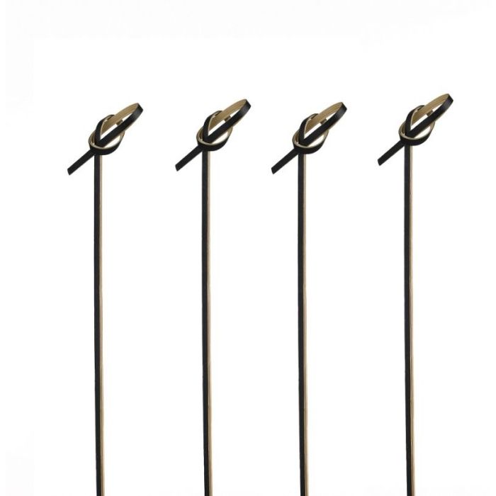 FINGERFOOD - sticks WICK black 10cm, 100 pieces