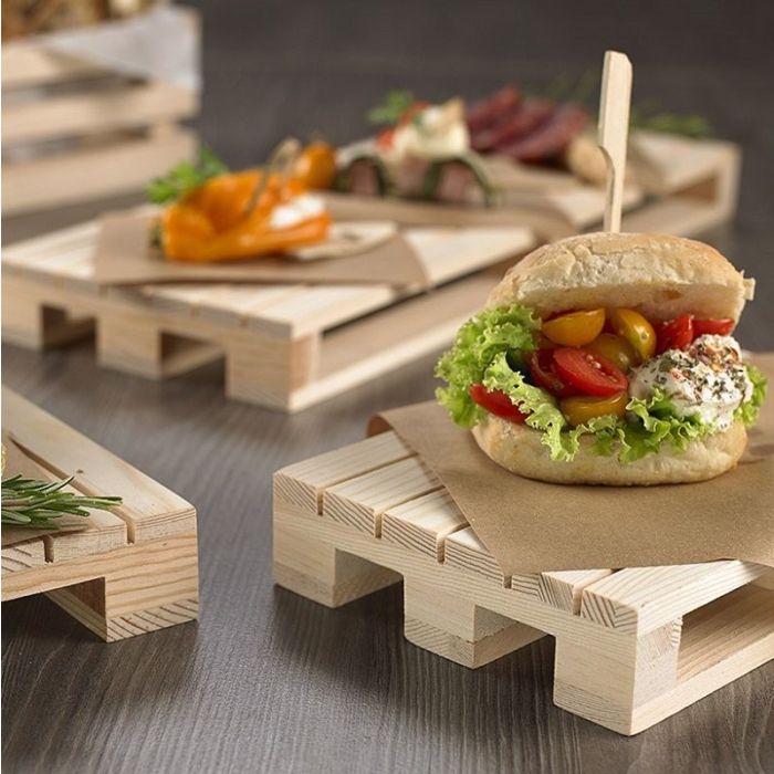Mini wooden pallet 35 x 20 x 3,5