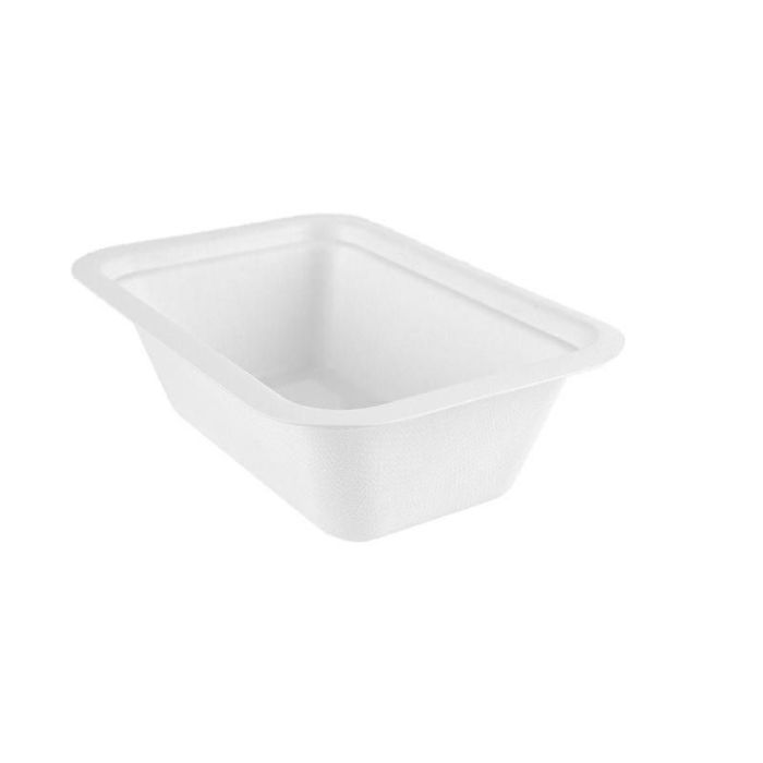Seria 3" pojemnik z trzciny cukrowej 650ml VEGWARE 190x130x60mm, biodegradowalny op. 50 sztuk"