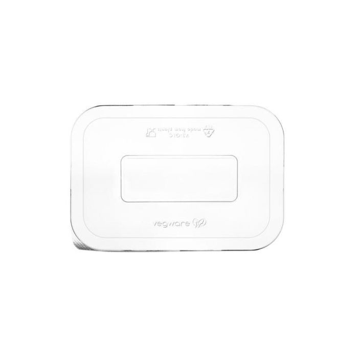 Series 3" PLA transparent cover 195x133x25mm VEGWARE biodegradable, 50 pieces"