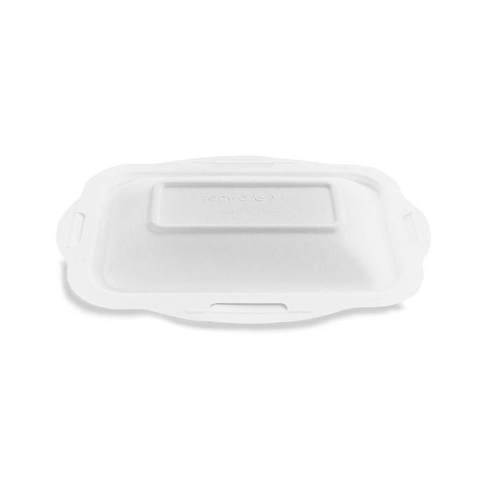 Seria 3" pokrywka z trzciny cukrowej 212x150mm VEGWARE biodegradowalna op. 50 sztuk"