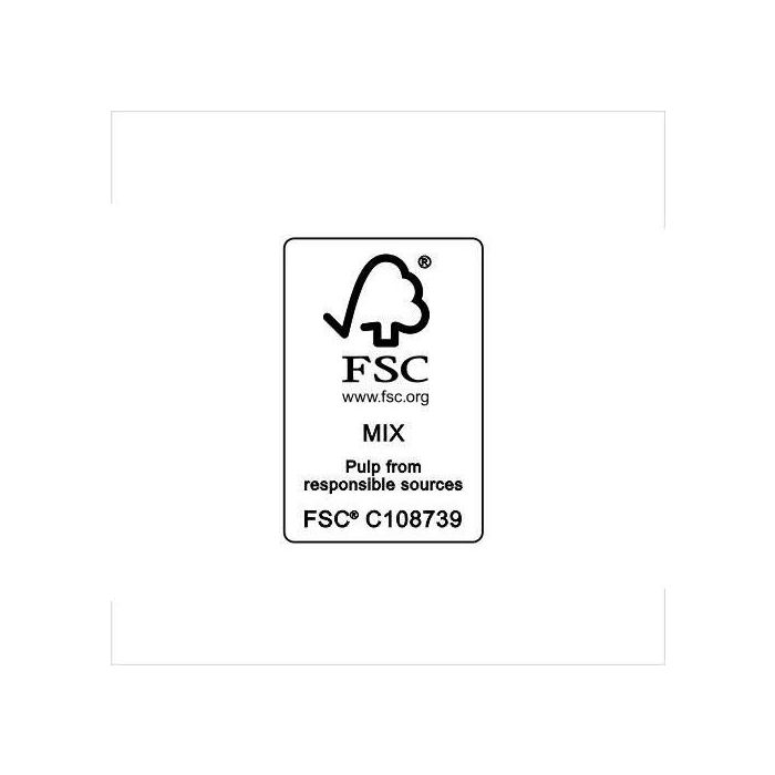 Napkins 24x24 3-ply white PAPSTAR cocktail, FSC, pack of 200