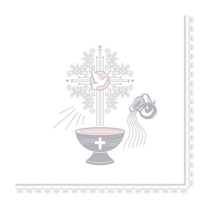 Serwetki 33x33 MAKI CHRZEST 0007 03 op. 20 sztuk