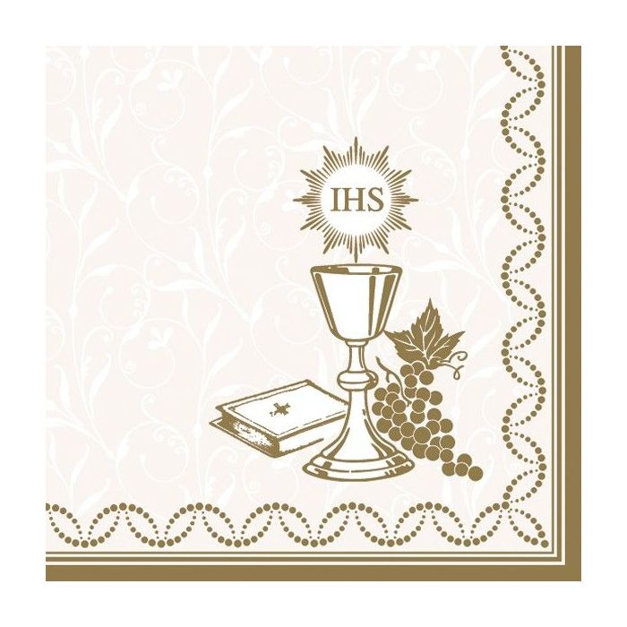 Serwetki 33x33 MAKI KOMUNIA 0005 01 Prayer Book op.20 sztuk