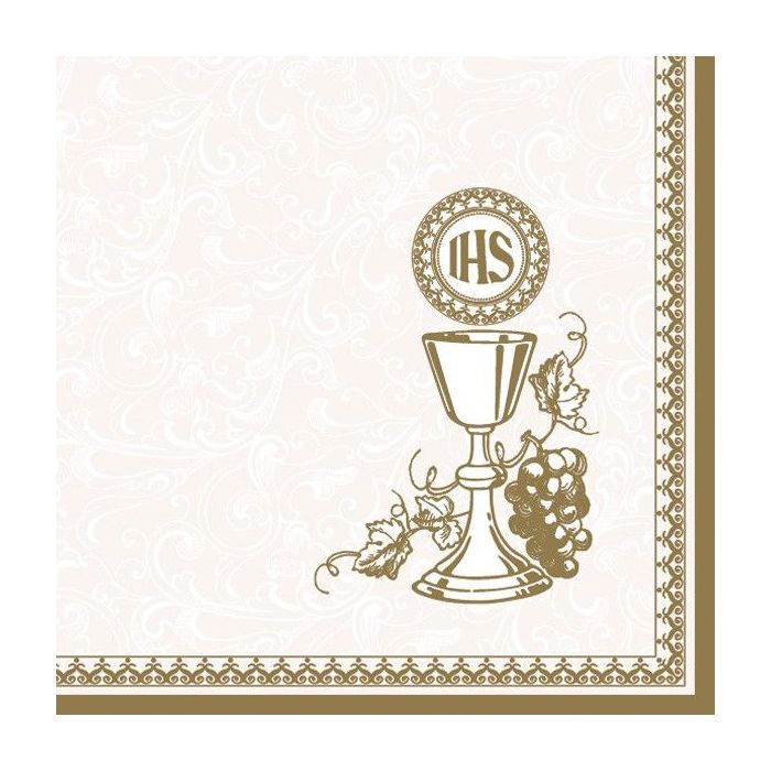 Serwetki 33x33 MAKI KOMUNIA 0008 01 First Holy Communion op. 20 sztuk