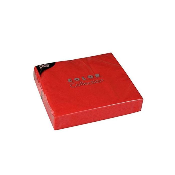 Napkins 38x38cm 2-ply PUNTO red, 30 pcs