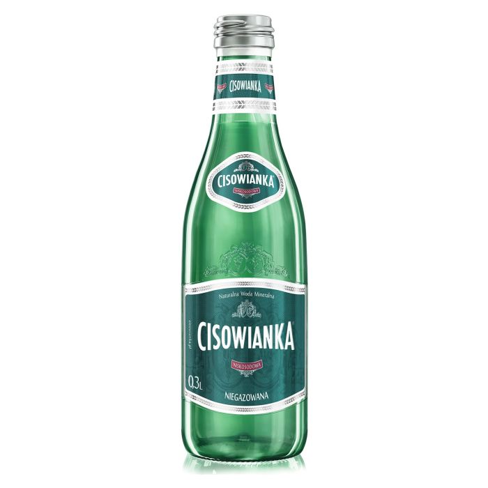 Water CISOWIANKA Classique, still, glass bottle, 0,3l