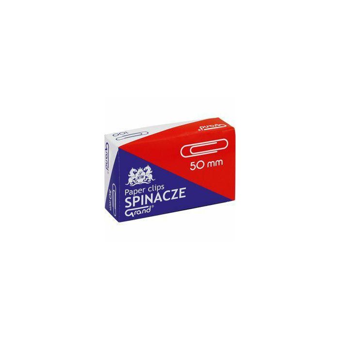 Round paper clips GRAND 50 mm, 100 pcs