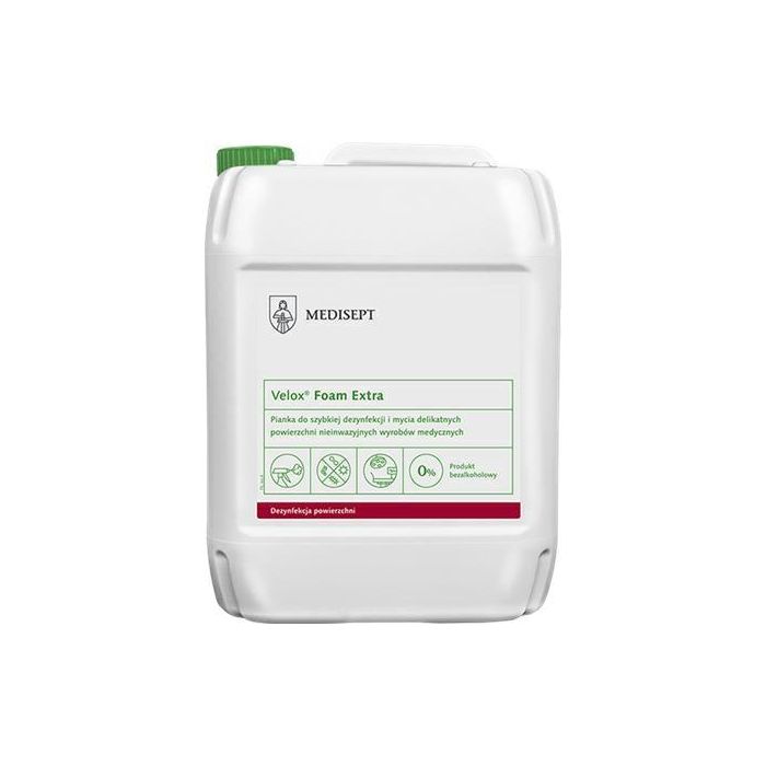 MEDISEPT Velox Foam Extra 5L - foam for disinfecting and cleaning fragile surfaces