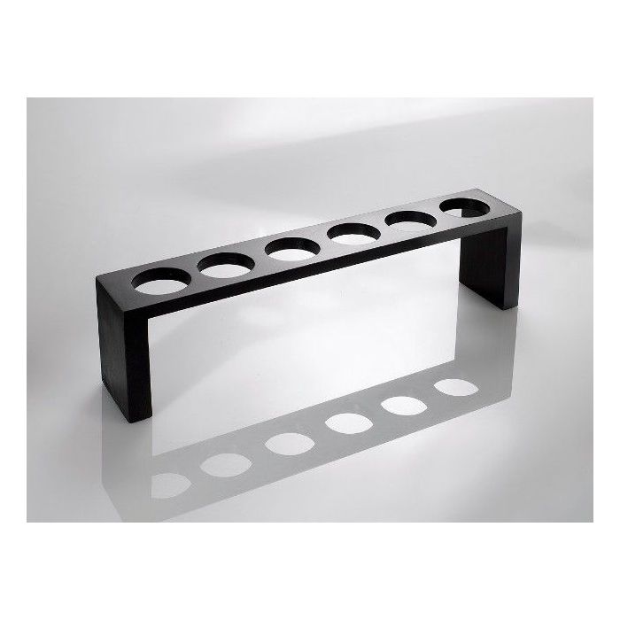 Bamboo cornets stand, black 33x6x8, 2 pieces