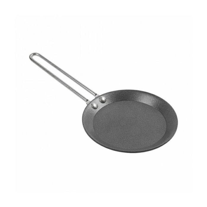 Steel mini patelnia z uchwytem czarna fi.12,8x1,2cm,