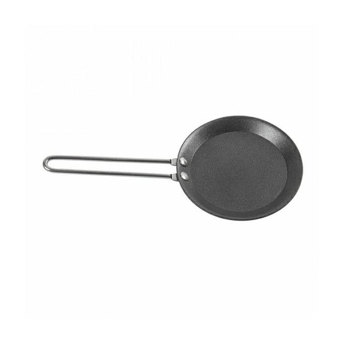 Steel mini patelnia z uchwytem czarna fi.12,8x1,2cm,