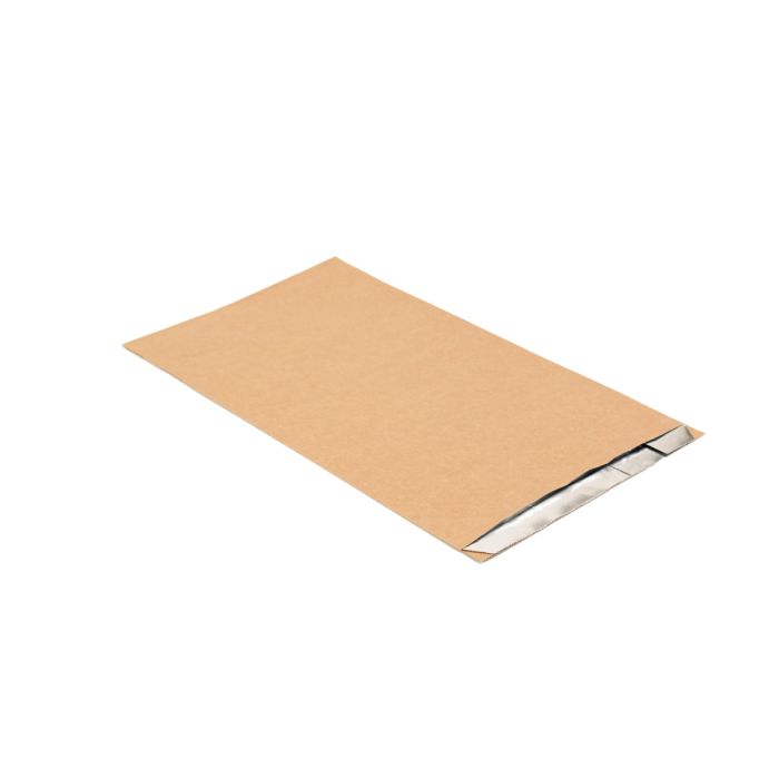 Brown aluminium thermal bags 180x65x330, price per pack 1000pcs