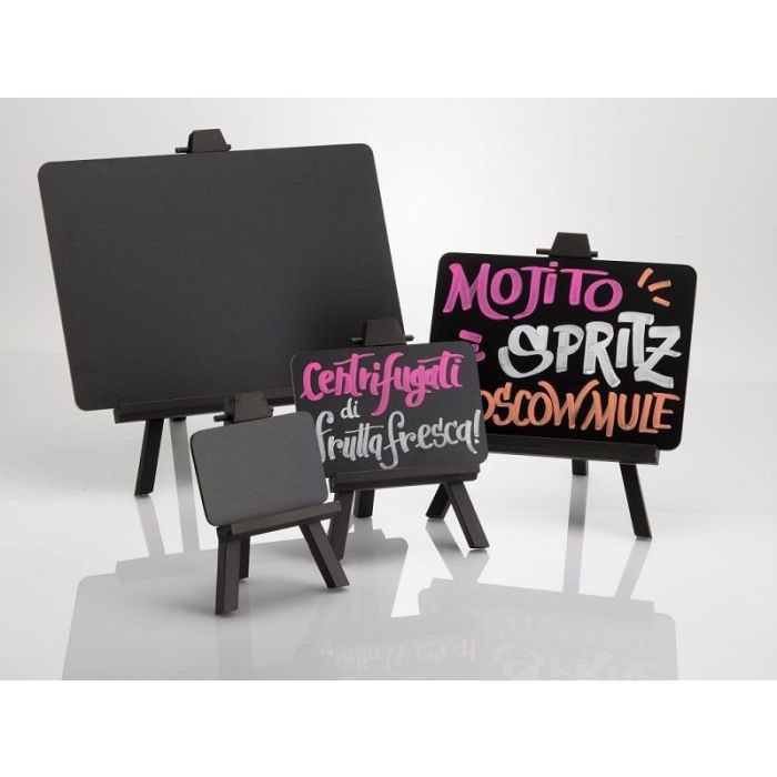 Chalkboard on a wooden easel 15x21 cm