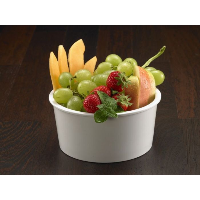 Round bowl 15.5x7.5 white