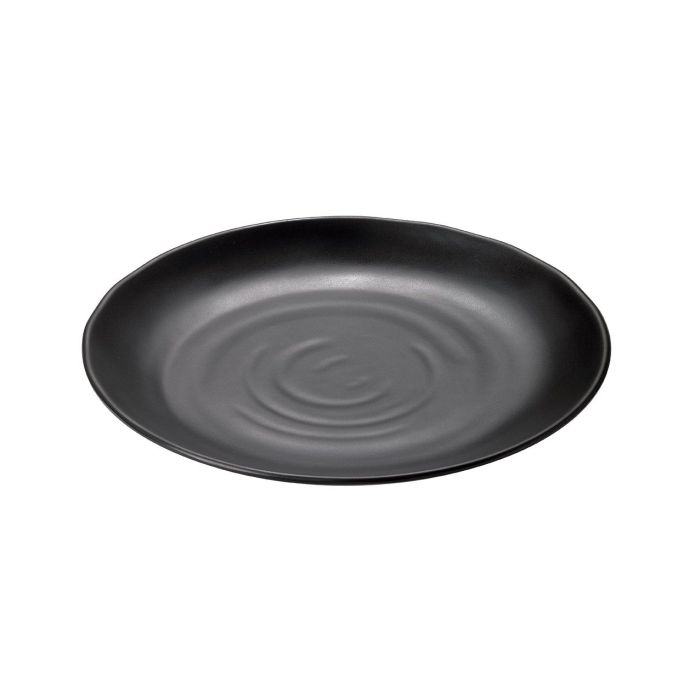 Round stone-like plate 28cm