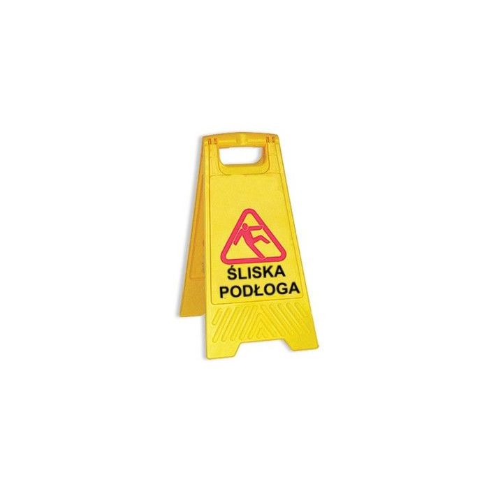 Warning sign Slippery floor""