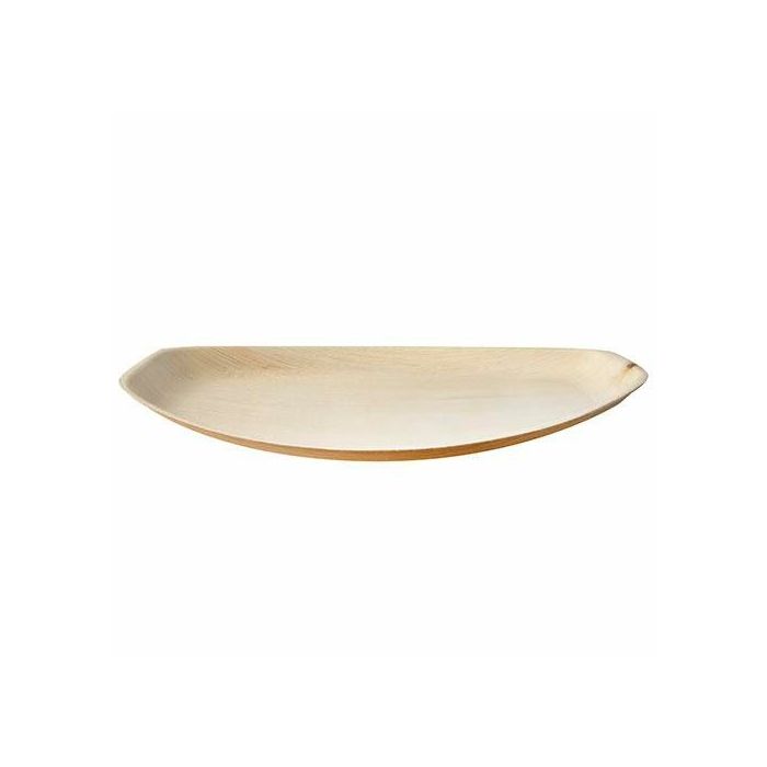 Palm leaf tray oval 37x25x3cm, pkg. 25 pieces
