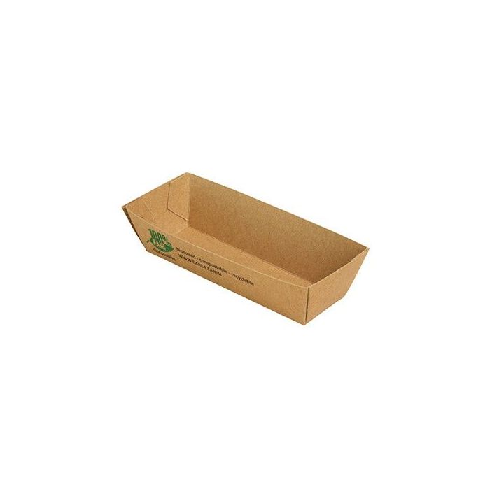Macaroon trays 10,5x3,3xh.3cm PURE biodegradable, 80 pieces