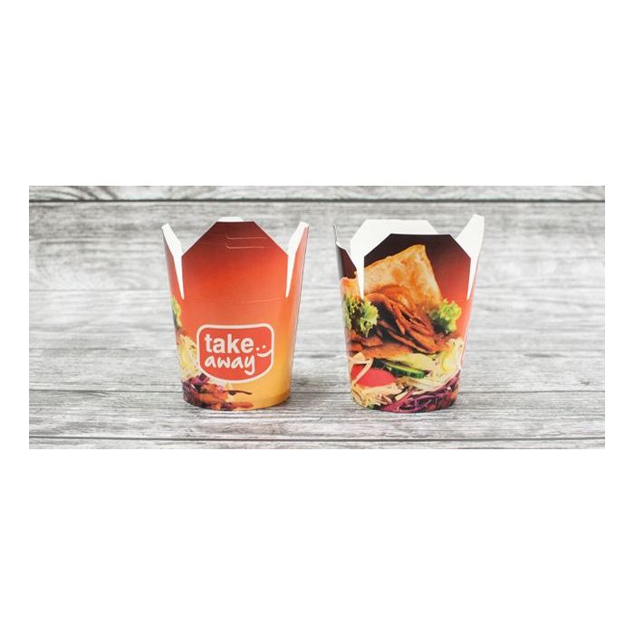 KEBAB BOX 1000ml, standard imprint TAKE AWAY, price per pack of 50 pieces