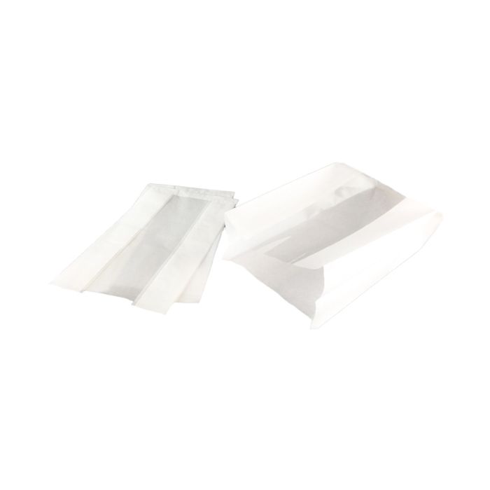 White bag with window 280x150x85 K-P, 1000 pieces