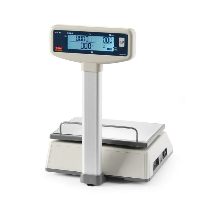 Calculation scale with legalization and 15 kg boom