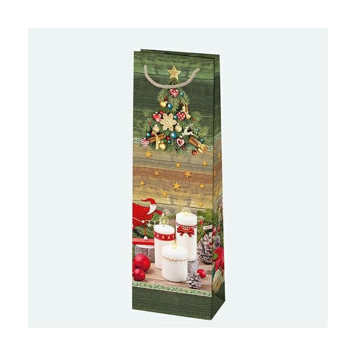 Decorative bags T13 STARS set of 1, 10/33cm, op.10 pieces