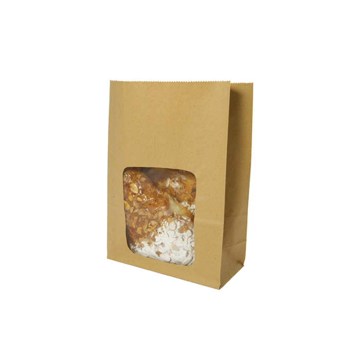 Torba klockowa KRAFT NatureFlex 152x76x223 tłuszczoodporna, op. 250 sztuk