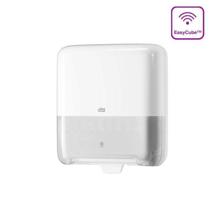 Tork Matic® paper towel dispenser, white, H1, consumption indicator, Elevation line, 551000