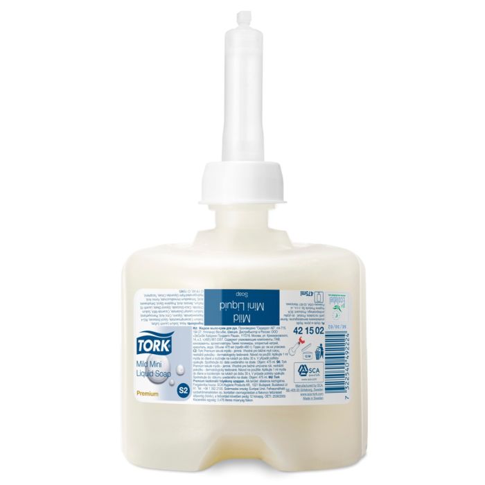 TORK Liquid Soap Mildly Scented S2 8x475ml - scented liquid soap