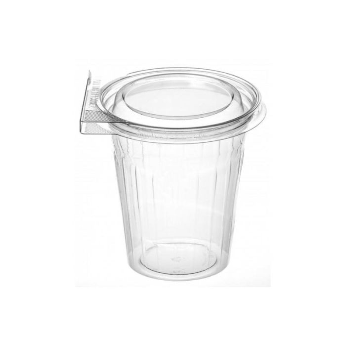 TS rPET cup with seal 0.47l 552pcs flat lid