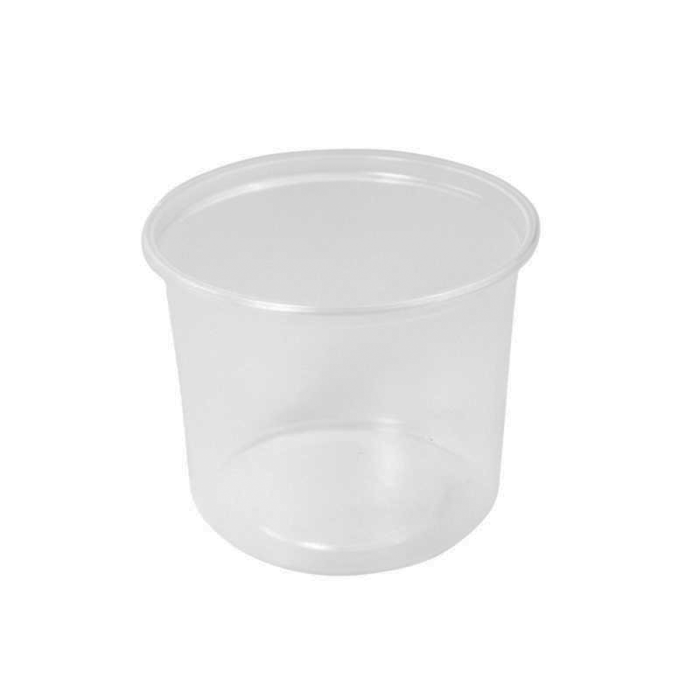 O-BOX PP round container 500ml 100pcs. (k/10) TUS500