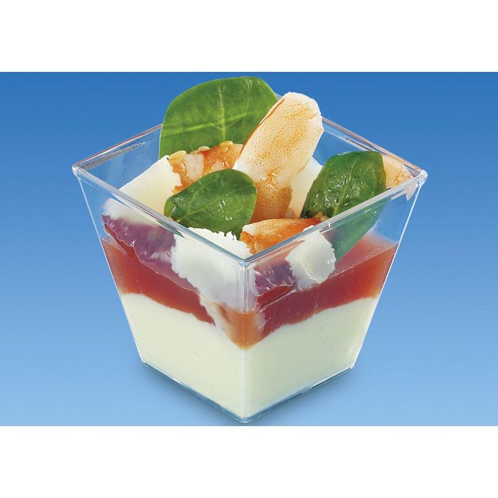 Reusable Fingerfood crystal cup Verine 60ml a.50pcs.