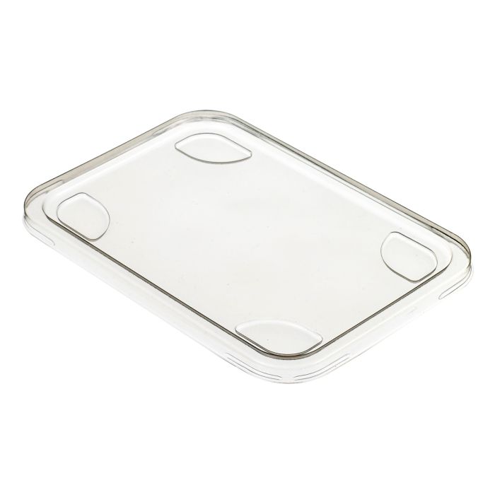 Quantum lid PP transparent 183x131x7mm, 50pcs. (k/8)