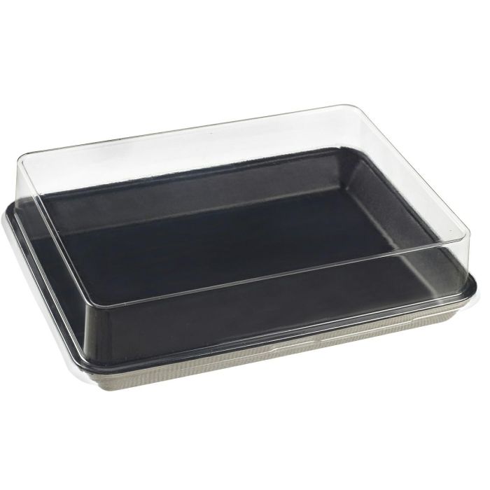 Pokrywka sushi RPET transparentna do tacek Kanopee 203x153x35 mm 100 szt.