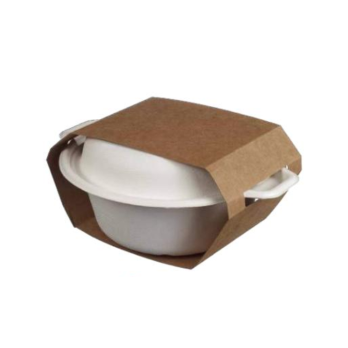 750ml sugar cane bowl - Transportation band, 25pcs. (k/20)