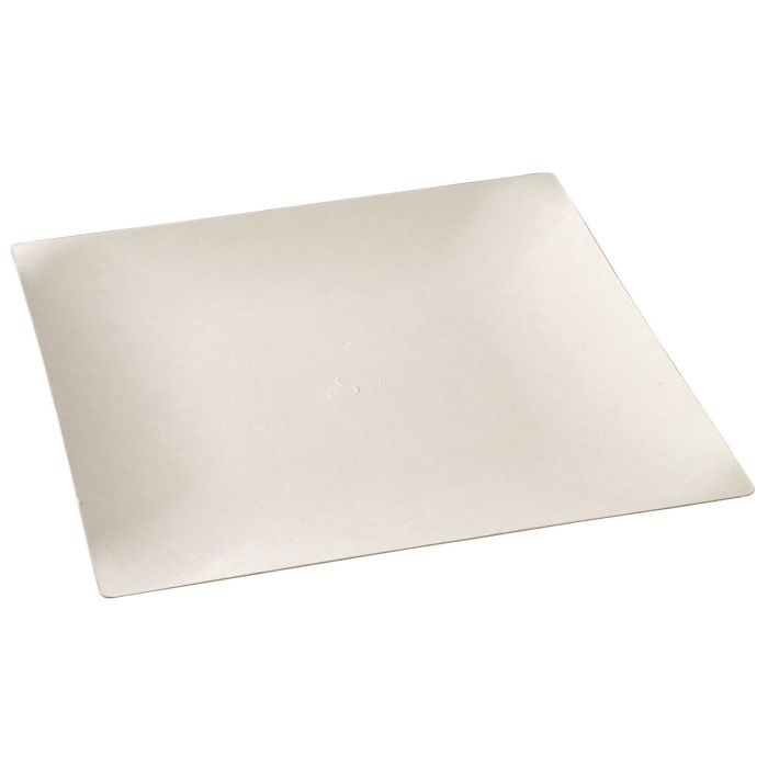 Sugar cane plate square white, 20x20x1.2cm, 10 pieces