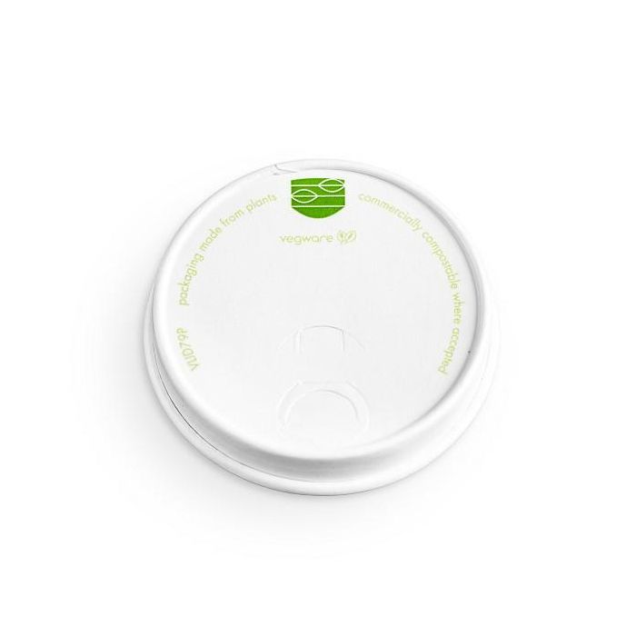 Lid 80mm PAP for cups, white, 50 pcs (c/20) 250ml