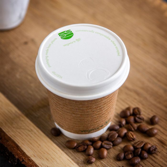 Lid 80mm PAP for cups, white, 50 pcs (c/20) 250ml