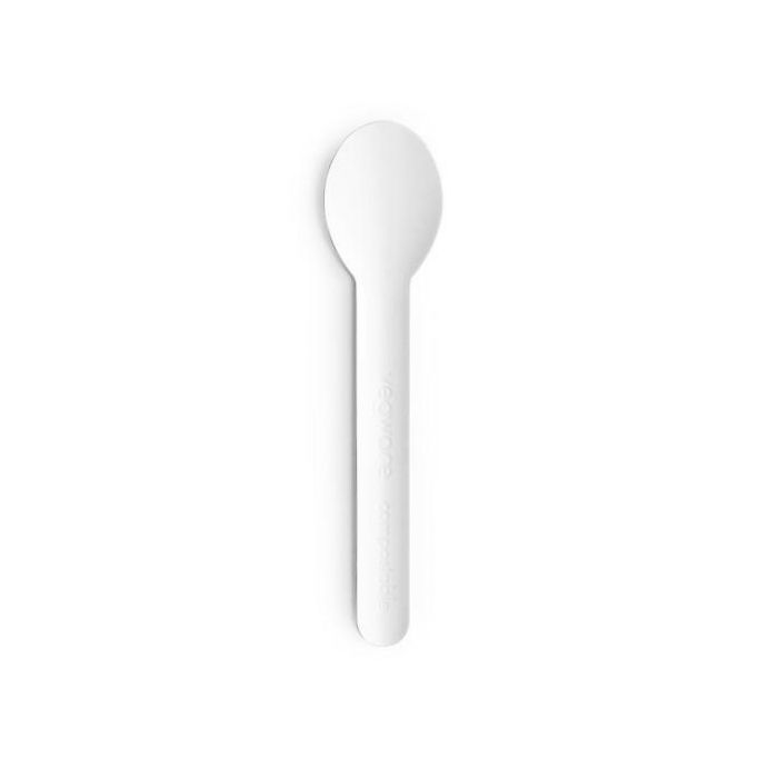 Paper spoon 15.75cm white, 50pcs.  (k/20)