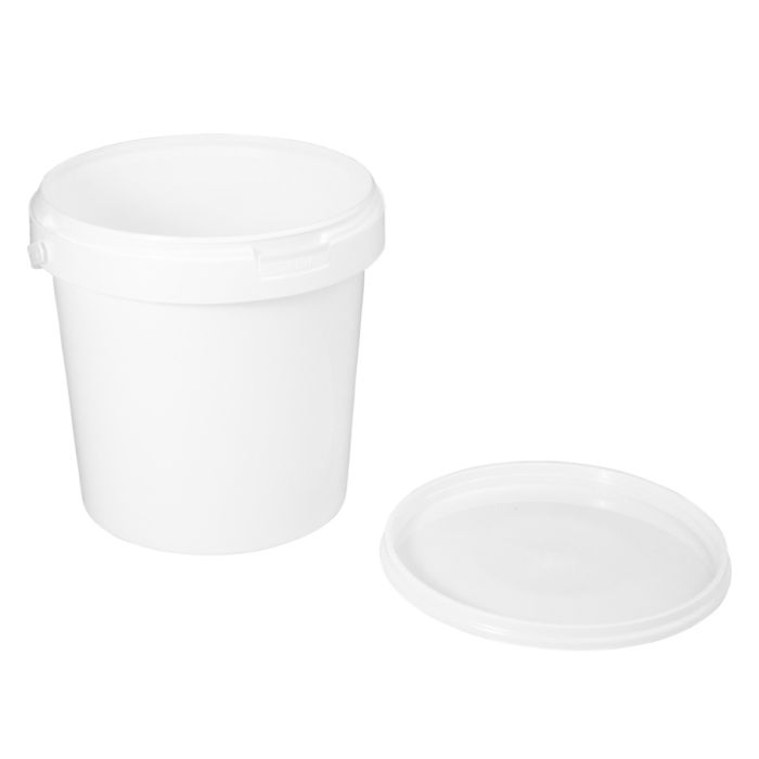 W01 Bucket 1L white + lid op.100 kpl. WL-1