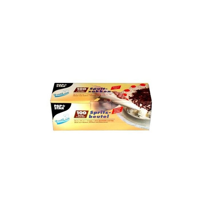 Sacks for confectionery, colourless 2,6 l, 100 pieces
