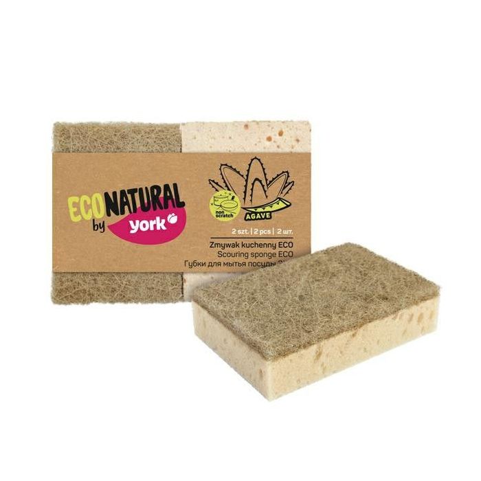 ECO NATURAL kitchen dishwasher made of sisal agave fibres, 2 pcs